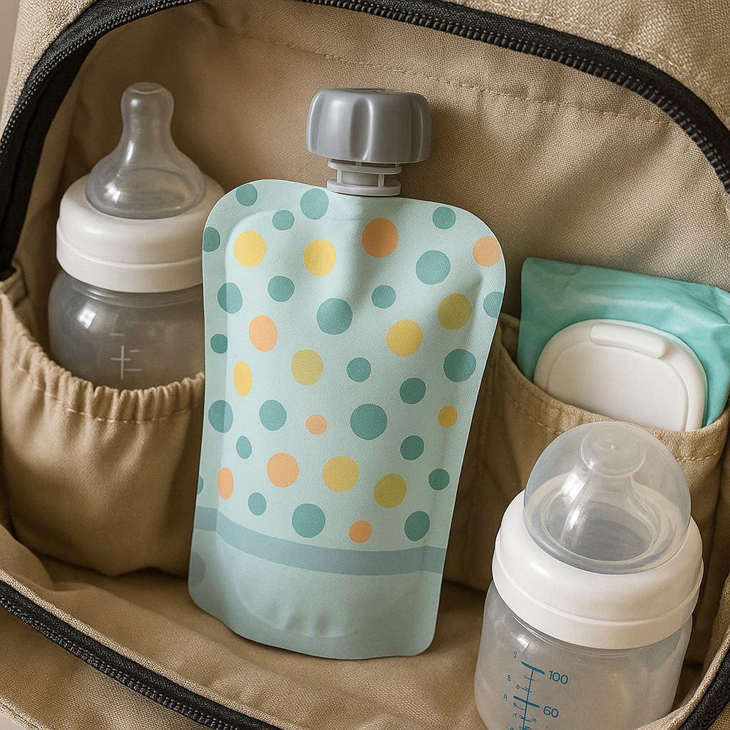 SnackBuddy Refillable Baby Food Pouches - 10 Pack