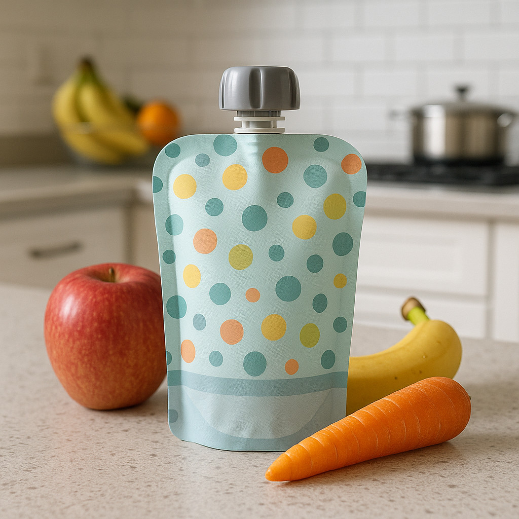 SnackBuddy Refillable Baby Food Pouches - 10 Pack