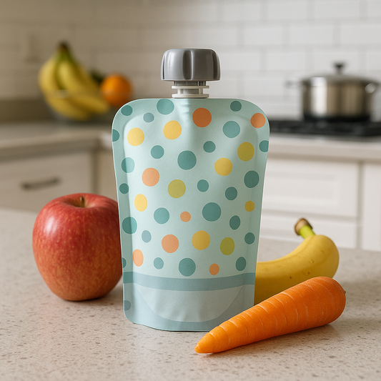 SnackBuddy Refillable Baby Food Pouches - 10 Pack